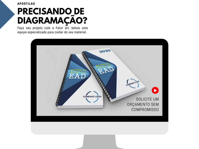 diagramação de apostilas